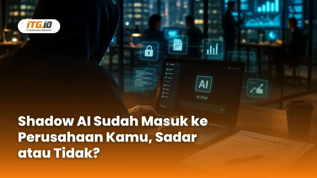 ilustrasi risiko shadow ai di perusahaan